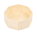 Mini Recipientes Para Tapas 8X8X3,5 Cm Natural Madera (200 Unid.)