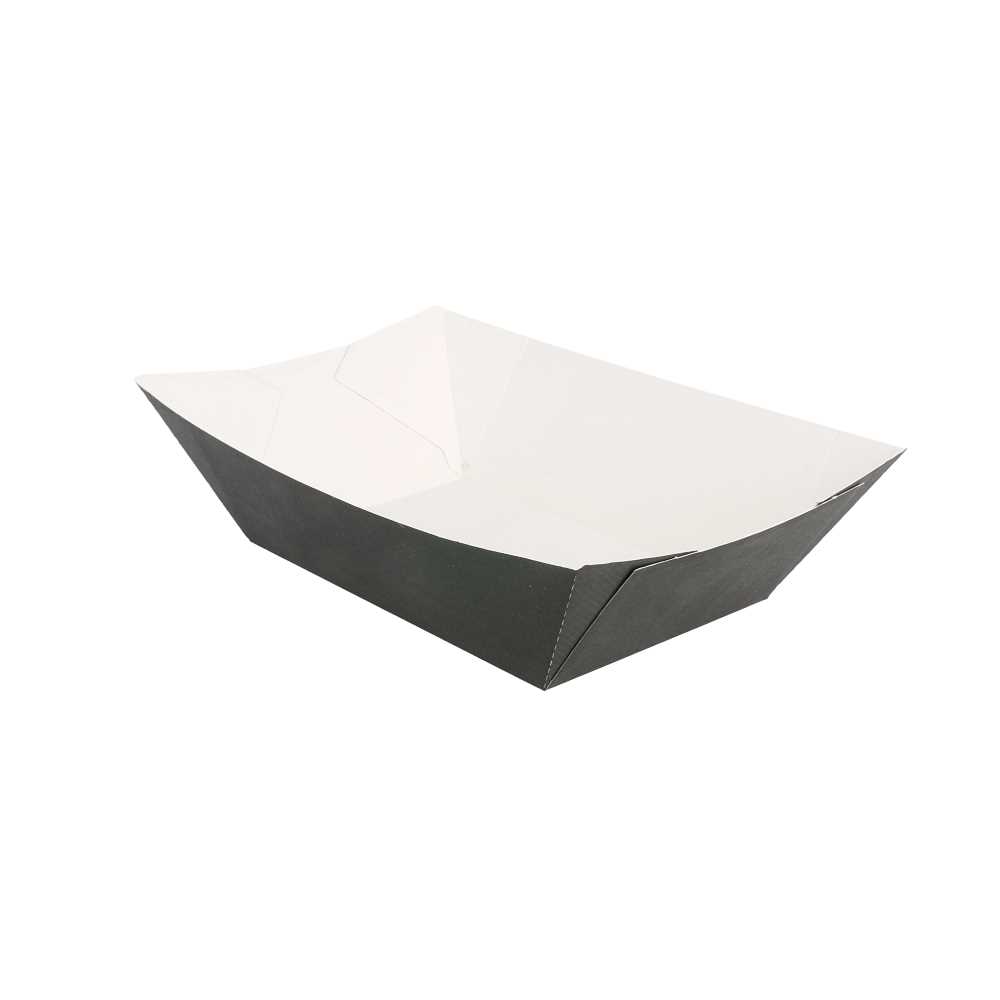 Barquillas 'Thepack' 1440 G 230 G/M2 13,5X8,5X6,2 Cm Negro Cartón Ondulado Nano-Micro (600 Unid.)