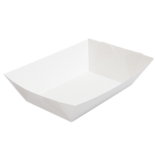 Barquillas 'Thepack' 2400 G 230 G/M2 17X9,7X6,3 Cm Blanco Cartón Ondulado Nano-Micro (600 Unid.)