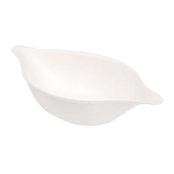 Recipiente "Limón" 'Bionic' 11X5,2X3 Cm Blanco Bagazo (1000 Unid.)