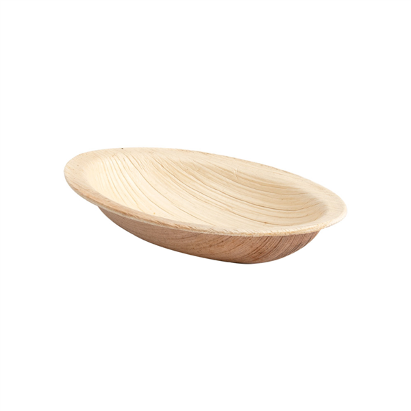 [230.59] RECIPIENTES OVALES 'ARECA' 9x6x1,5 CM NATURAL ARECA (500 UNID.)