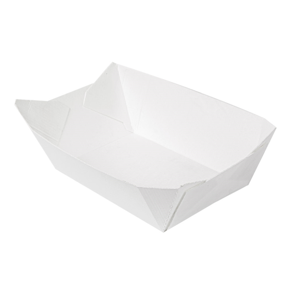 [234.92] BARQUILLAS 'THEPACK' 960 G 230 G/M2 10,6x7,2x5,2 CM BLANCO CARTÓN ONDULADO NANO-MICRO (1200 UNID.)