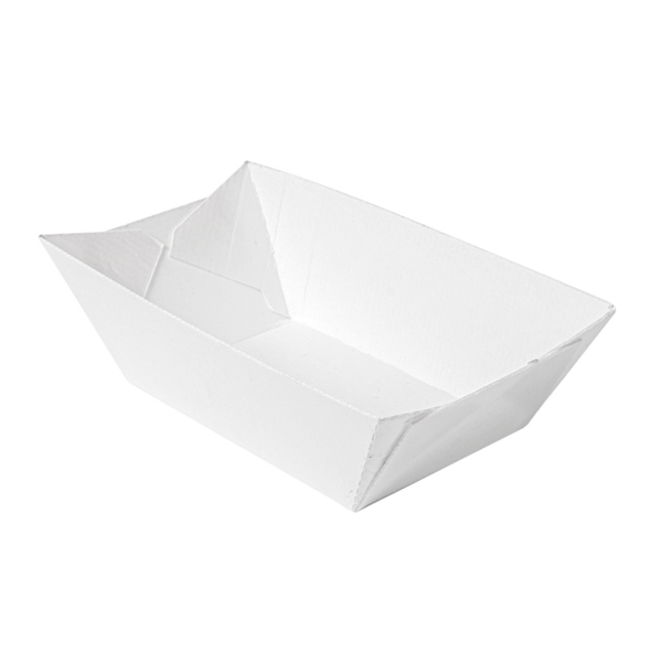 Barquillas 'Thepack' 240 G 230 G/M2 8,5X5X4 Cm Blanco Cartón Ondulado Nano-Micro (1800 Unid.)