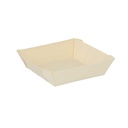 BARQUILLAS CUADRADAS 60 ML 7x7x2 CM NATURAL MADERA (500 UNID.)