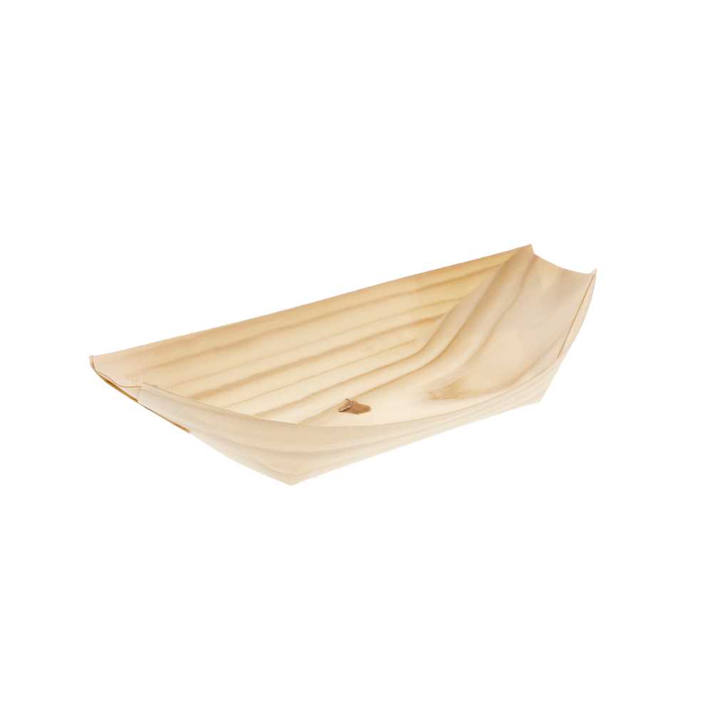 [109.34] Barquillas De Hojuela De Álamo 22,5X11X3 Cm Natural Madera (1000 Unid.)