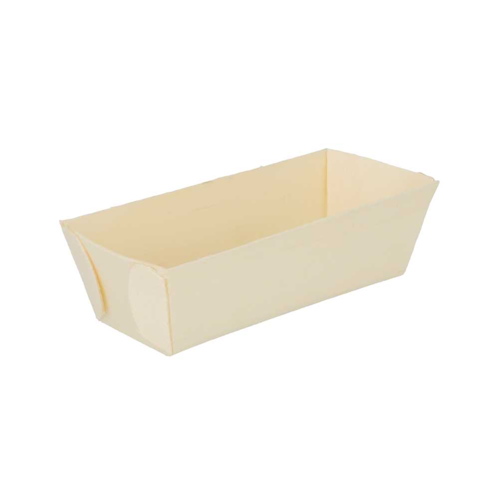 [223.62] Barquillas Rectangulares 100 Ml 10X4,5X3 Cm Natural Madera (500 Unid.)