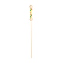 PICKS "PERLA" 12 (h) CM NATURAL BAMBÚ (100 UNID.)