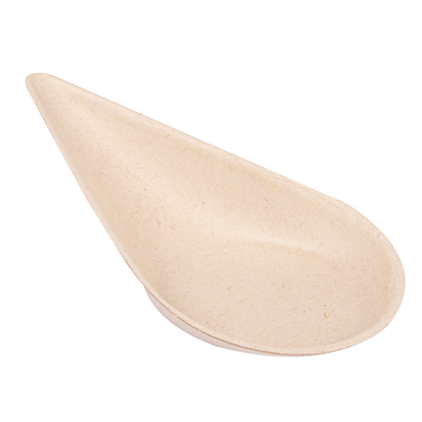 RECIPIENTE CUCHARA GOTA 'BIONIC' 10,1x5x2,9 CM NATURAL BAGAZO (1000 UNID.)