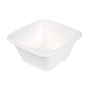 PEQUEÑAS TARRINAS 'BIONIC' 100 ML 7,7x7,7x3,7 CM BLANCO BAGAZO (600 UNID.)