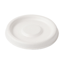 Tapas Para Tarrinas 150.58 'Bionic' Ø 6,2X0,8 Cm Blanco Bagazo (1000 Unid.)