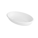 Platos Ovales 'Bionic' 20,3X13,5X4 Cm Blanco Bagazo (300 Unid.)