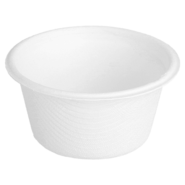 TARRINAS 'BIONIC' 55 ML Ø 6x3 CM BLANCO BAGAZO (1000 UNID.)