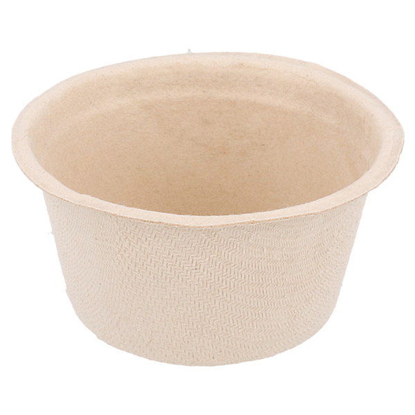TARRINAS 'BIONIC' 55 ML Ø 6x3 CM NATURAL BAGAZO (1000 UNID.)
