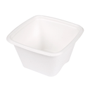 PEQUEÑAS TARRINAS 'BIONIC' 130 ML 7,7x7,7x4,6 CM BLANCO BAGAZO (600 UNID.)