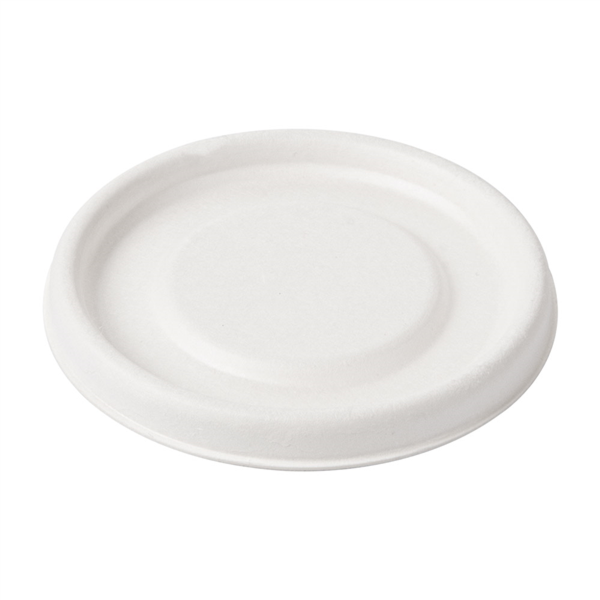Tapas Para Tarrinas 150.60 'Bionic' Ø 7,7X0,8 Cm Blanco Bagazo (1000 Unid.)