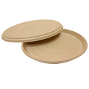 TAPAS ENVASE PIZZA 'BIONIC' Ø 36,4x1,9 CM NATURAL BAGAZO (150 UNID.)