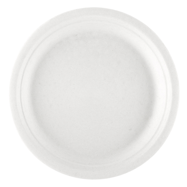 Platos 'Bionic' Ø 30X2,5 Cm Blanco Bagazo (200 Unid.)