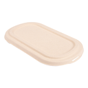 TAPAS LUNCH BOX 320.52/53 'BIONIC' 850 ML 24,1x13,6x1,4 CM NATURAL BAGAZO (500 UNID.)
