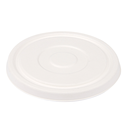 TAPAS BAJAS PARA ENSALADERAS 231.26/224.32 'BIONIC' Ø16x1,2 CM BLANCO BAGAZO (600 UNID.)