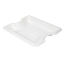 Bandeja Intermedia Para Código 253.80 'Bionic' 21X16,5X2,7 Cm Blanco Bagazo (400 Unid.)
