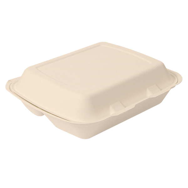 CONCHAS 3 COMPART. 'BIONIC' 950 ML 23x18x7,3 CM NATURAL BAGAZO (200 UNID.)