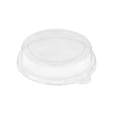 TAPAS ALTAS PARA ENSALADERAS 215.84-215.03 'BIONIC' Ø 14x3,1 CM TRANSPARENTE PET (450 UNID.)