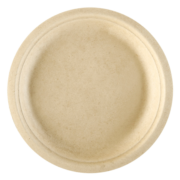 PLATOS 'BIONIC' Ø 18x1,8 CM NATURAL BAGAZO (1000 UNID.)