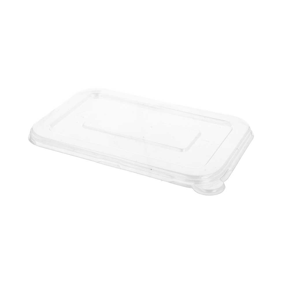 [221.40] Tapas Bajas Para Códigos 221.36-221.37 'Bionic' 18,8X12,8X0,9 Cm Transparente Pet (600 Unid.)