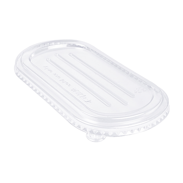 TAPAS LUNCH BOX 320.54/55 'BIONIC' 1000 ML 23,6x13,5x1,3 CM TRANSPARENTE PET (500 UNID.)