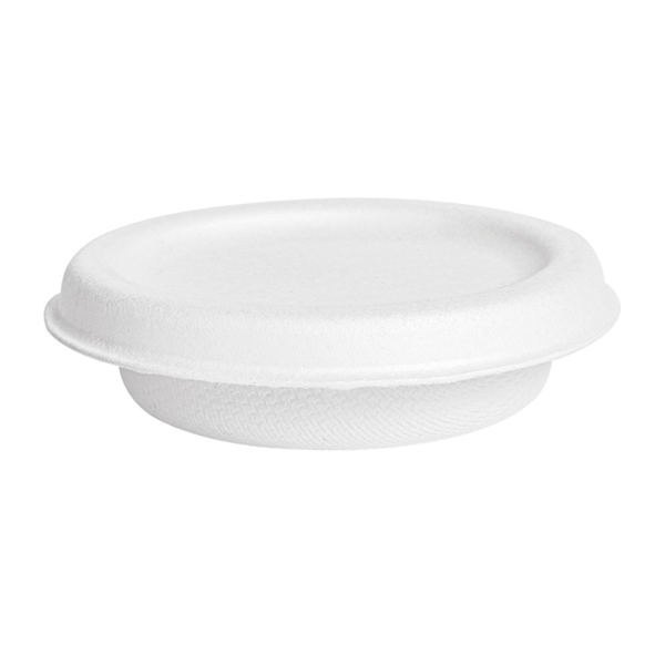 MINI TARRINAS + TAPAS 'BIONIC' 30 ML Ø 6,2x2+0,7 CM BLANCO BAGAZO (1000 UNID.)