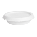 Mini Tarrinas + Tapas 'Bionic' 30 Ml Ø 6,2X2+0,7 Cm Blanco Bagazo (1000 Unid.)