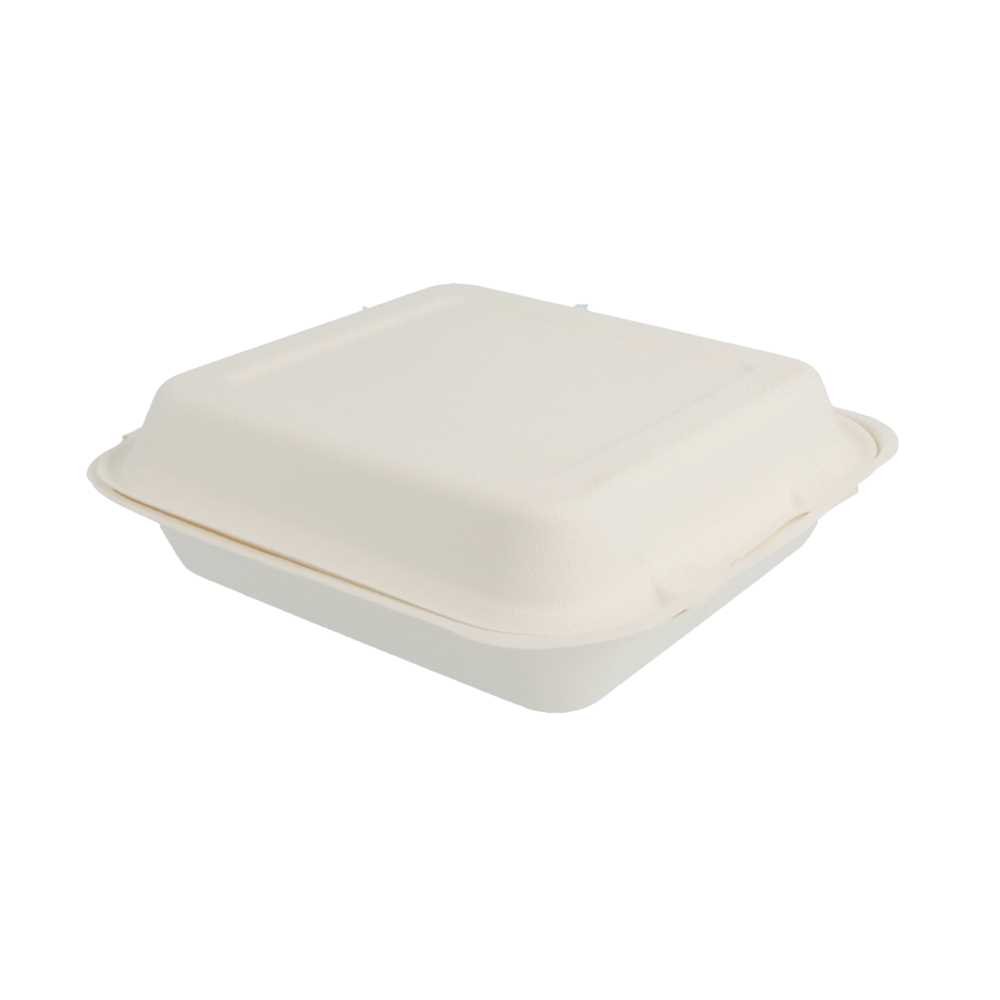 Conchas "M" 'Bionic' 20X20X7,5 Cm Blanco Bagazo (250 Unid.)