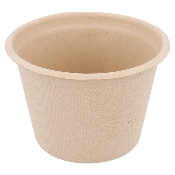 Tarrinas 'Bionic' 140 Ml Ø 7,7X5,3 Cm Natural Bagazo (1000 Unid.)