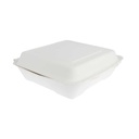 Conchas "L" 'Bionic' 22,5X22,5X7,5 Cm Blanco Bagazo (200 Unid.)