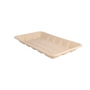 BANDEJAS 'BIONIC' 700 ML 26,8x16,7x2,6 CM NATURAL BAGAZO (400 UNID.)