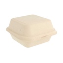 CONCHAS HAMBURGUESA 'BIONIC' 450 ML 15,2x15x8,4 CM NATURAL BAGAZO (600 UNID.)