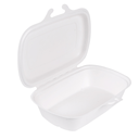 Conchas 'Bionic' 900 Ml 22,4X14X6 Cm Blanco Bagazo (400 Unid.)