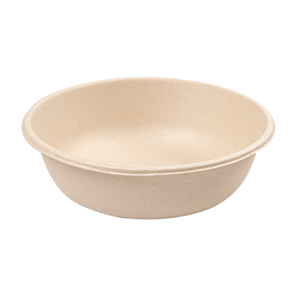 [211.77] ENSALADERAS 'BIONIC' 950 ML Ø 18,6x6,1 CM NATURAL BAGAZO (500 UNID.)