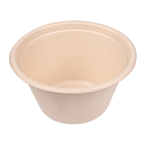 [231.25] Ensaladeras 'Bionic' 750 Ml Ø15,5X8,4 Cm Natural Bagazo (600 Unid.)