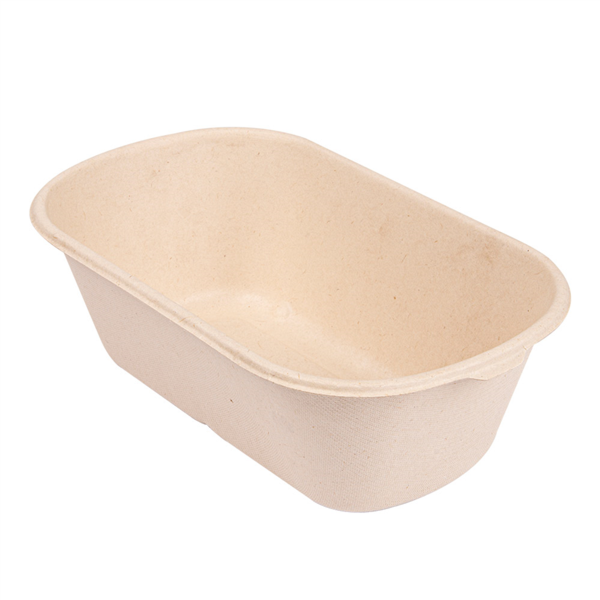 LUNCH BOXES 1 COMPART. 'BIONIC' 1000 ML 22x12,9x6,85 CM NATURAL BAGAZO (500 UNID.)