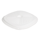 Cajas Pizza 'Bionic' Ø35X2,8 Cm Blanco Bagazo (100 Unid.)