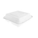 Conchas "L" 3 Compart. 'Bionic' 25X25X7,5 Cm Blanco Bagazo (250 Unid.)