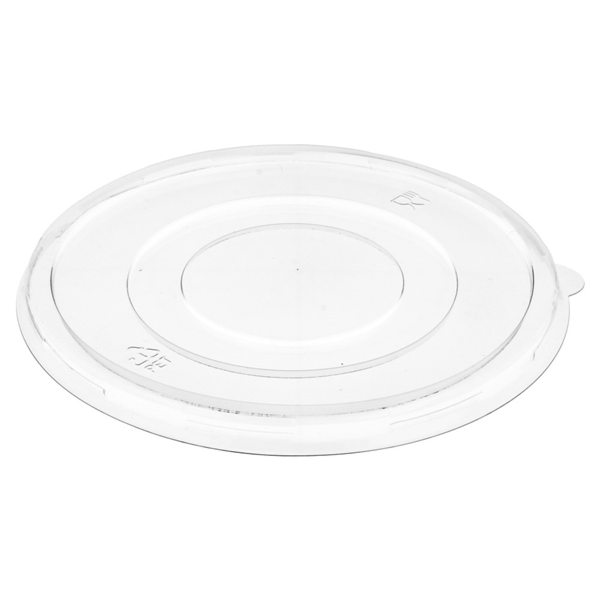 Tapas Bajas Para Ensaladeras 224.33-215.05 'Bionic' Ø 18X1 Cm Transparente Pet (600 Unid.)
