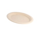 Platos Ovales 'Bionic' 26,3X19,9X2 Cm Natural Bagazo (800 Unid.)