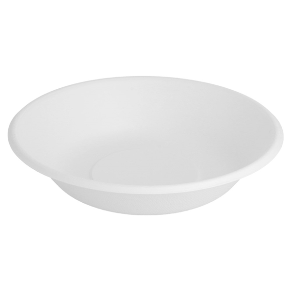 [212.77] Platos Hondos 'Bionic' 680 Ml Ø 19X4 Cm Blanco Bagazo (1000 Unid.)