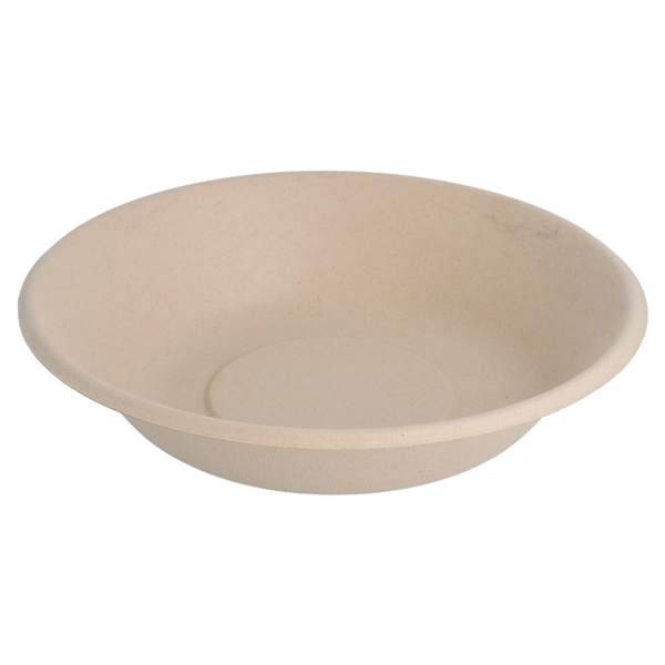 PLATOS HONDOS 'BIONIC' 680 ML Ø 19x4 CM NATURAL BAGAZO (1000 UNID.)