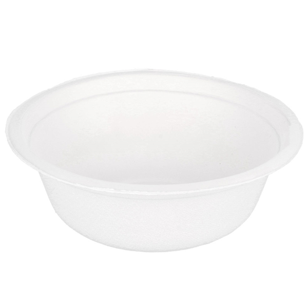 Ensaladeras 'Bionic' 950 Ml Ø 17,5X6,7 Cm Blanco Bagazo (600 Unid.)