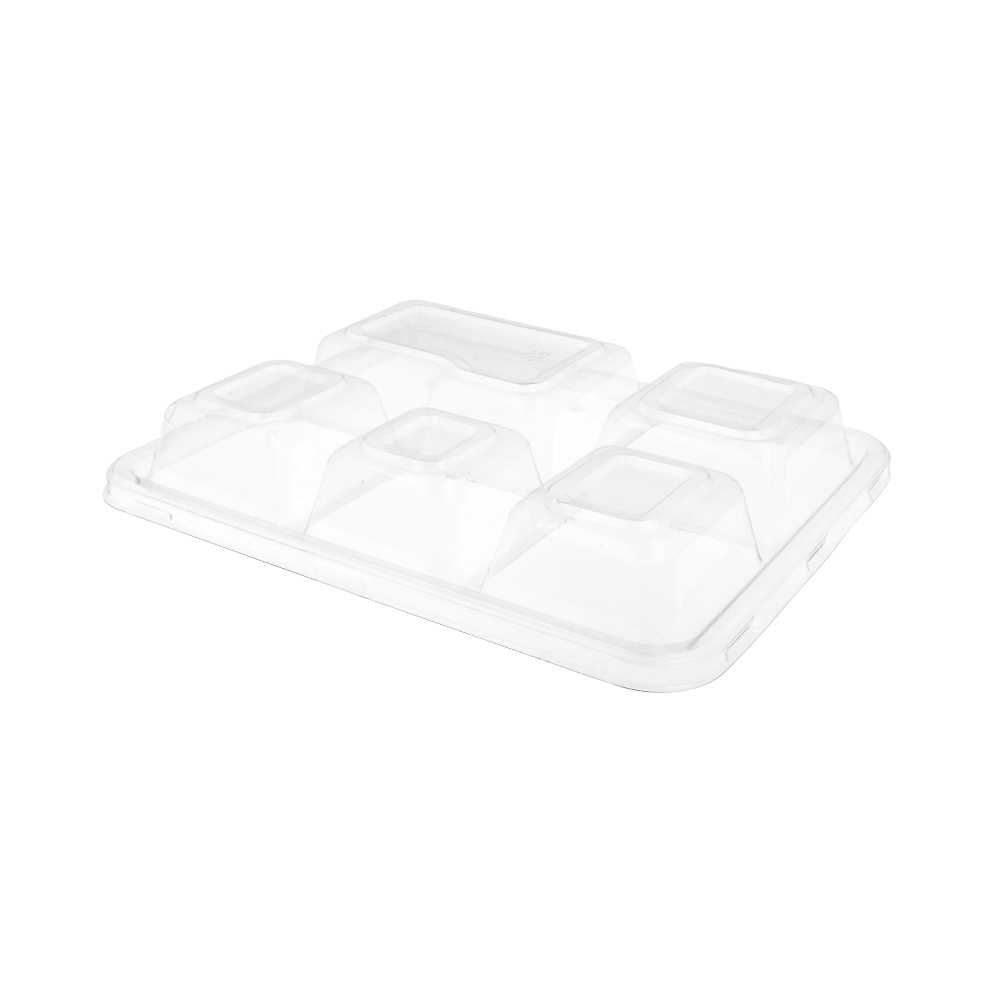 Tapas Para Bandejas 221.92 'Bionic' 27X22X3,6 Cm Transparente Pet (250 Unid.)