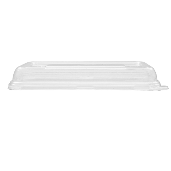 TAPAS ALTAS PARA CÓDIGOS 221.38-221.39 'BIONIC' 22,2x14,6x2,8 CM TRANSPARENTE PET (600 UNID.)