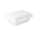 Conchas 'Bionic' 600 Ml 13,6X18,2X6,4 Cm Blanco Bagazo (1000 Unid.)